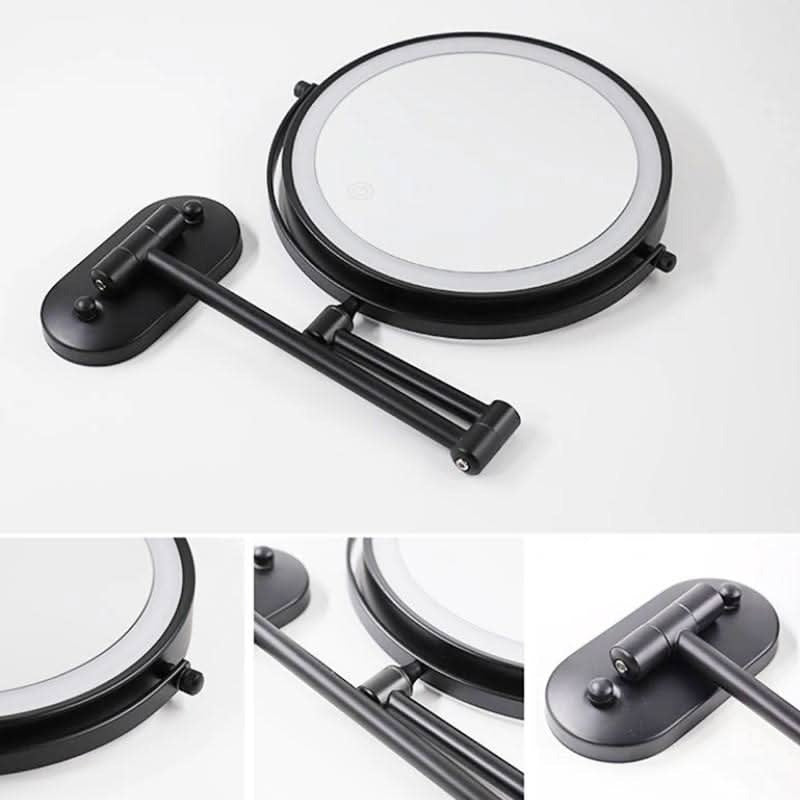 Cordless LED Vanity Mirror with Dual Magnification