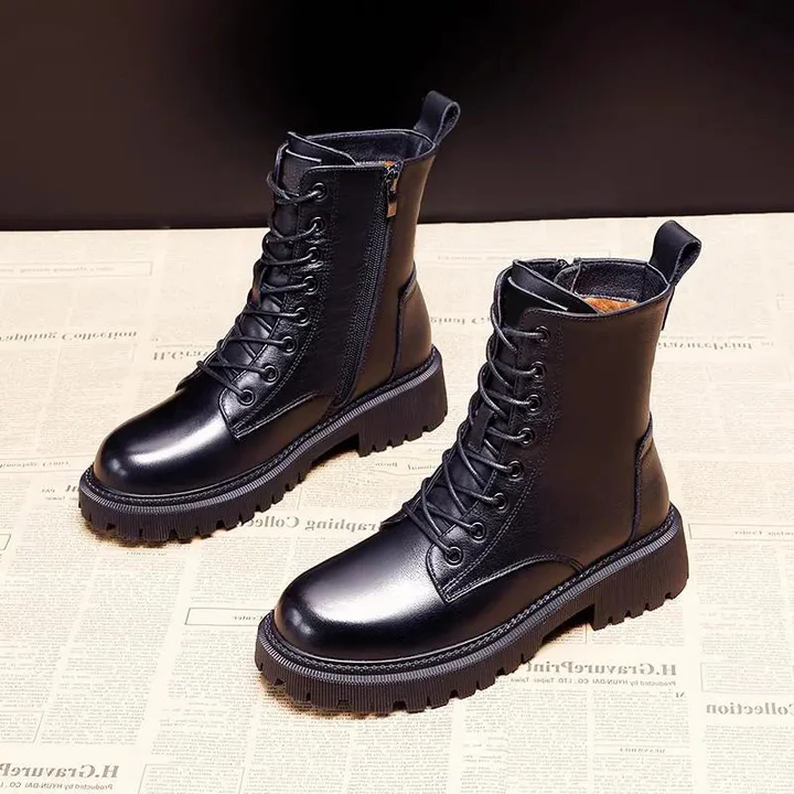 Classic Leather Boots for Winter Adventures
