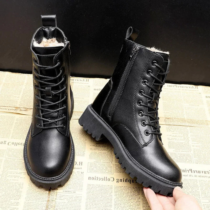 Classic Leather Boots for Winter Adventures
