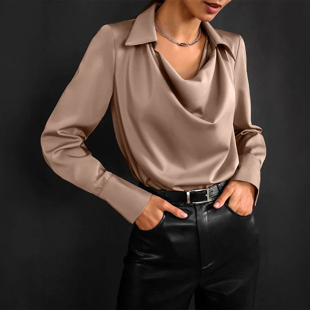 Chic Silk Top for Women - Effortlessly Elegant