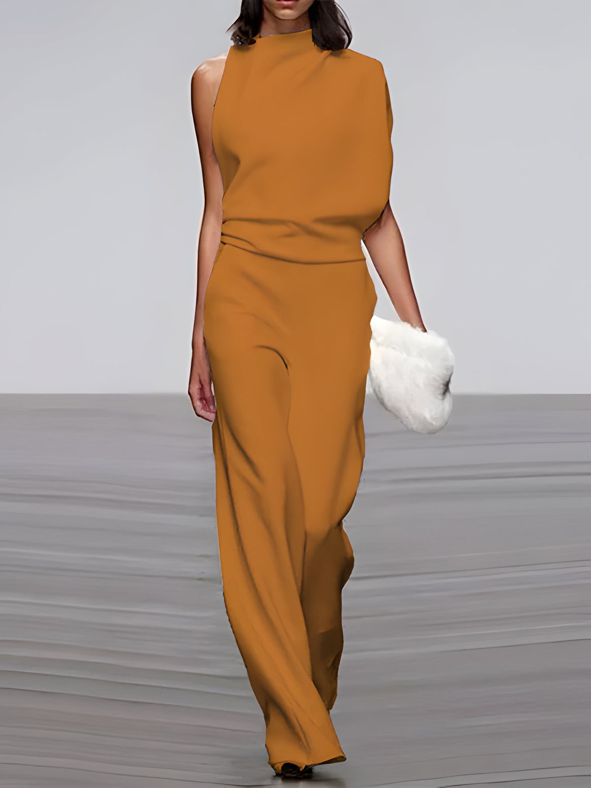 Chic Sleeveless Flared Jumpsuit for Effortless Elegance