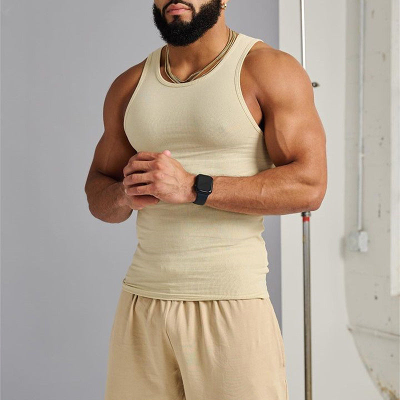 Comfort-First Sleeveless Tee for Men