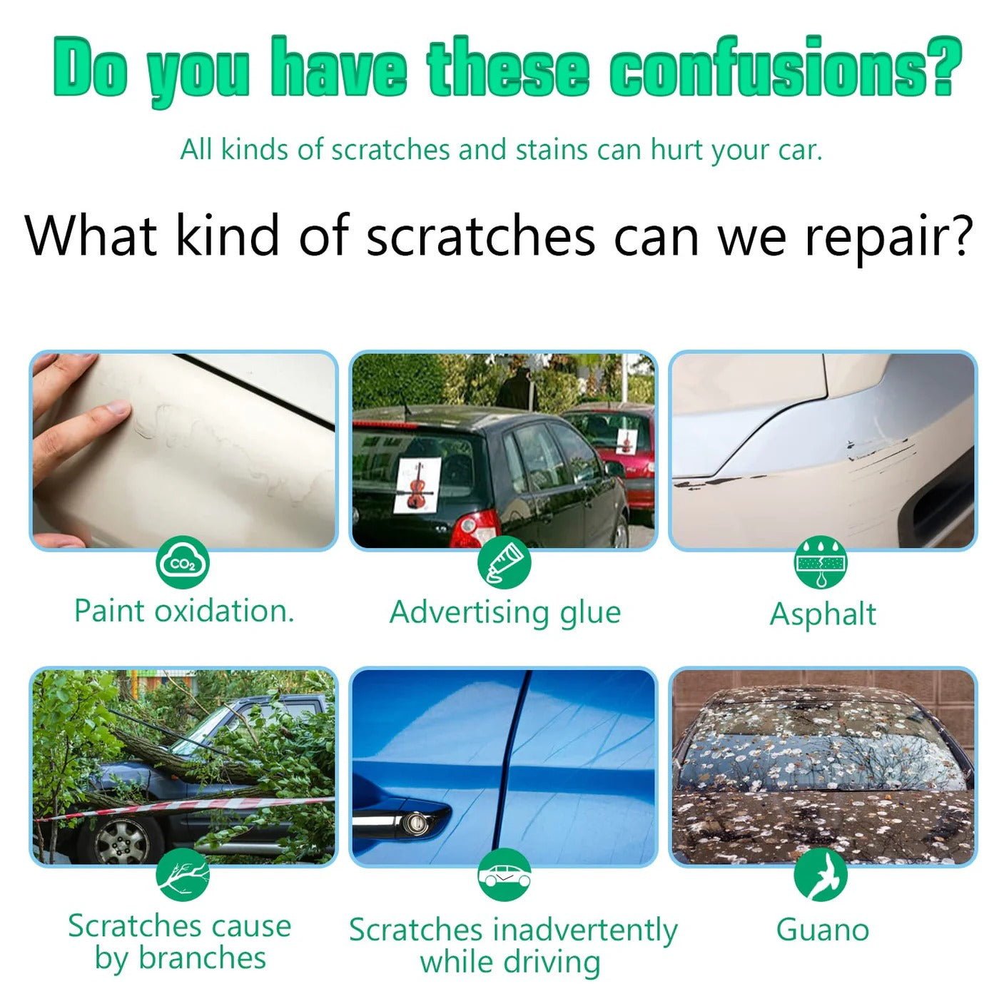 Surface Mark Repair Cloth for Vehicles