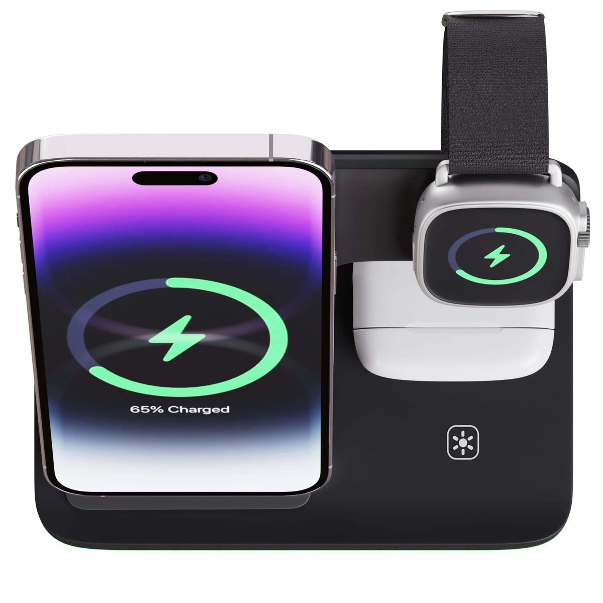 All-in-One Charging Station for iPhone, Watch, and AirPods