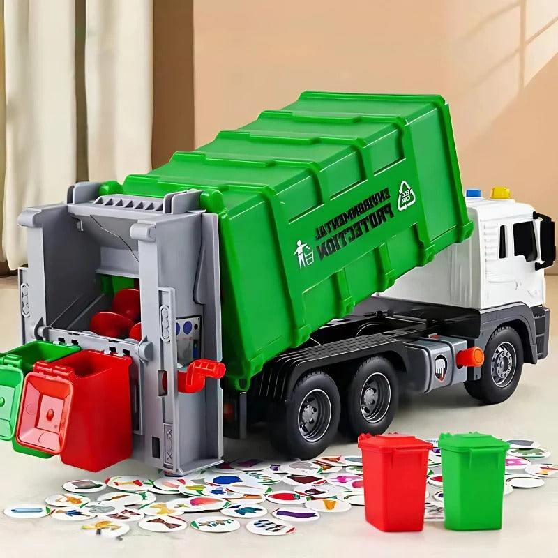 EcoHauler Interactive Trash Truck Toy – Lights, Sounds & Movement