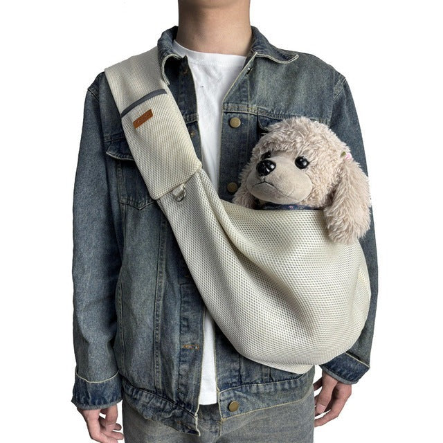 Comfortable Hands-Free Sling Bag for Small Dogs