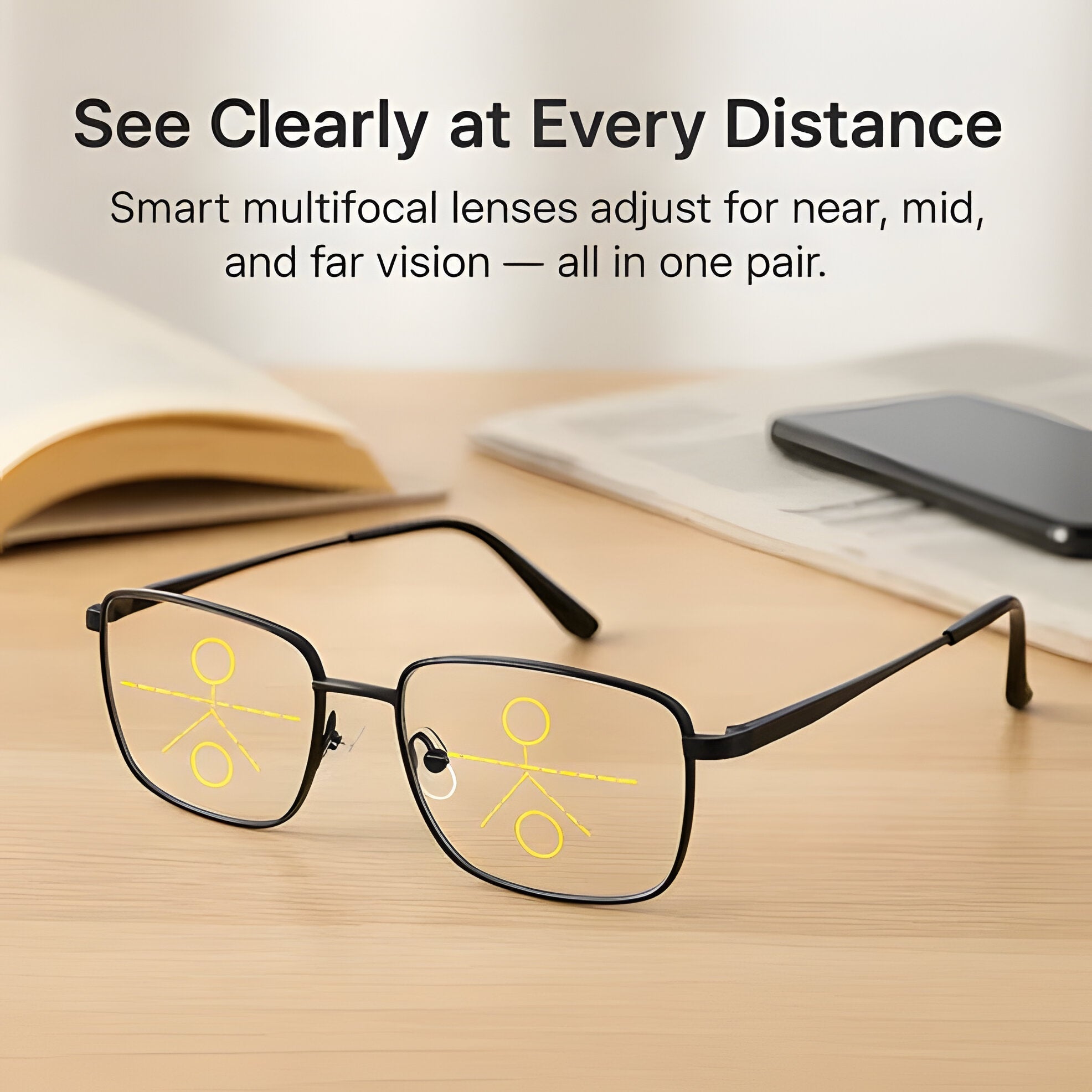 Versatile All-in-One Vision Glasses