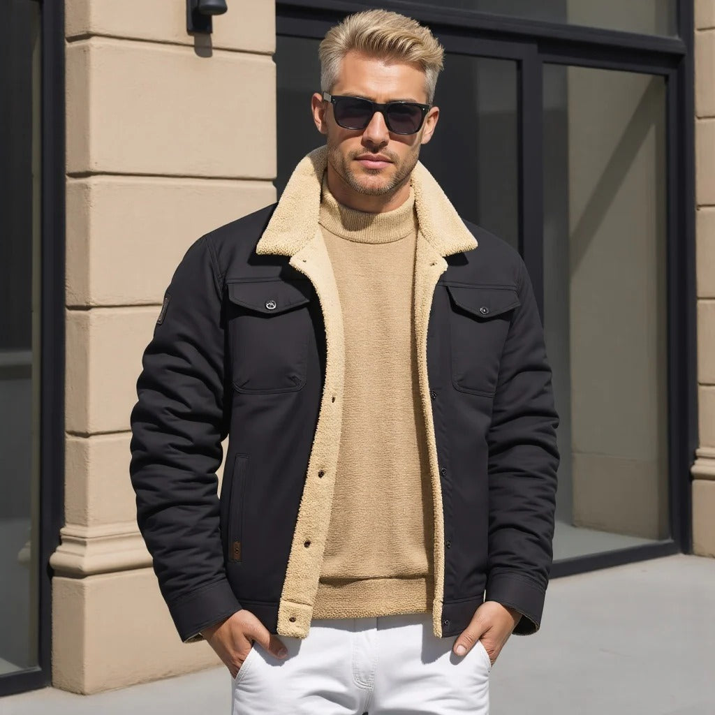 Classic Aviator Jacket for Men – Stylish Warmth This Winter