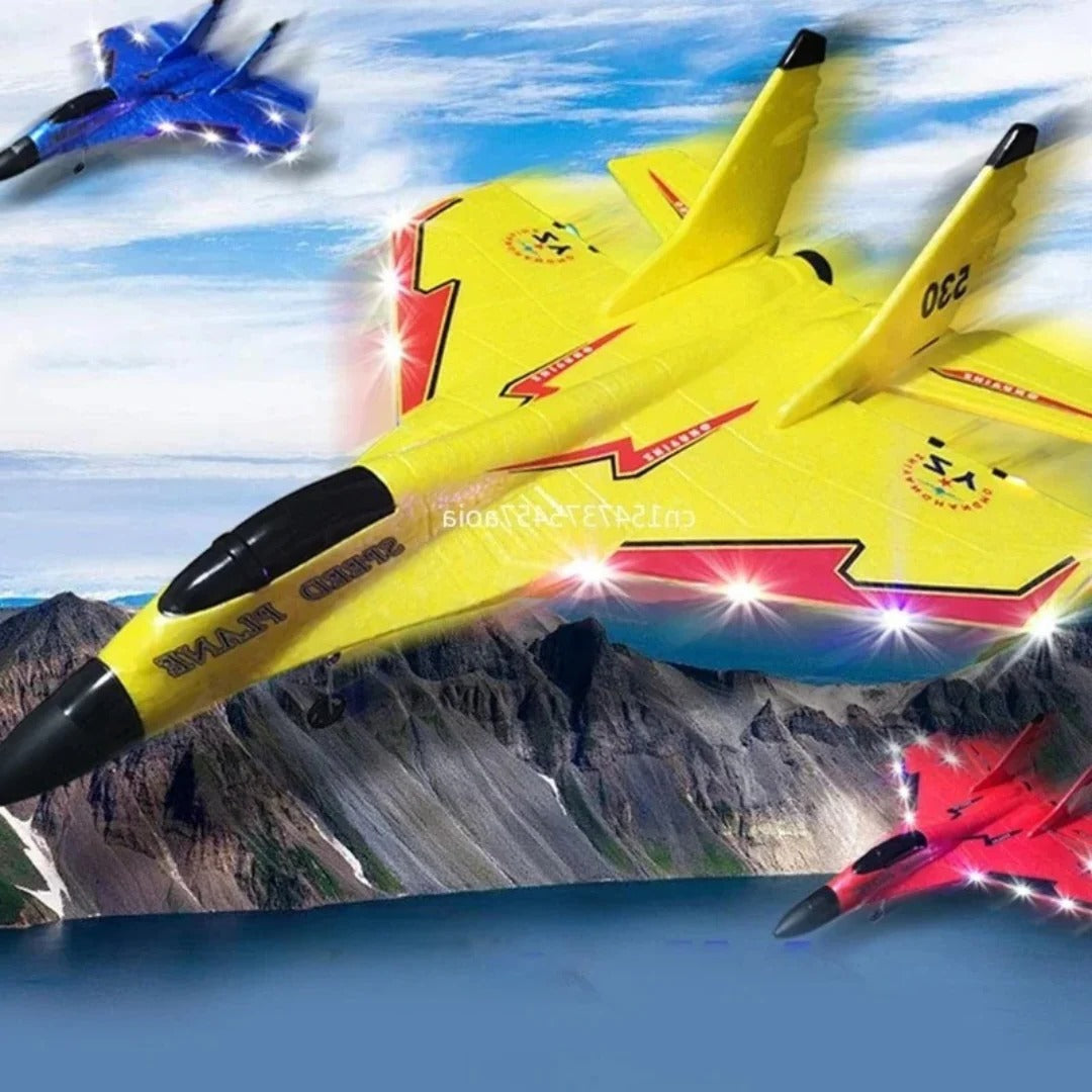 Robust Remote-Controlled Aircraft for Exciting Flight Adventures