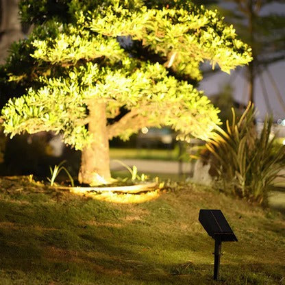 Eco-Friendly Solar-Powered Adjustable Spotlight