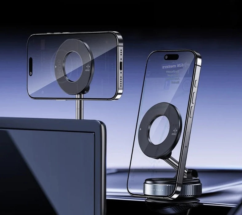 Versatile Magnetic Car Phone Mount with Adjustable Features