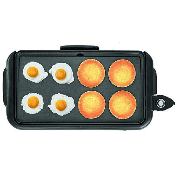 Spacious 24-Inch Electric Pancake Griddle for Home & Outdoors