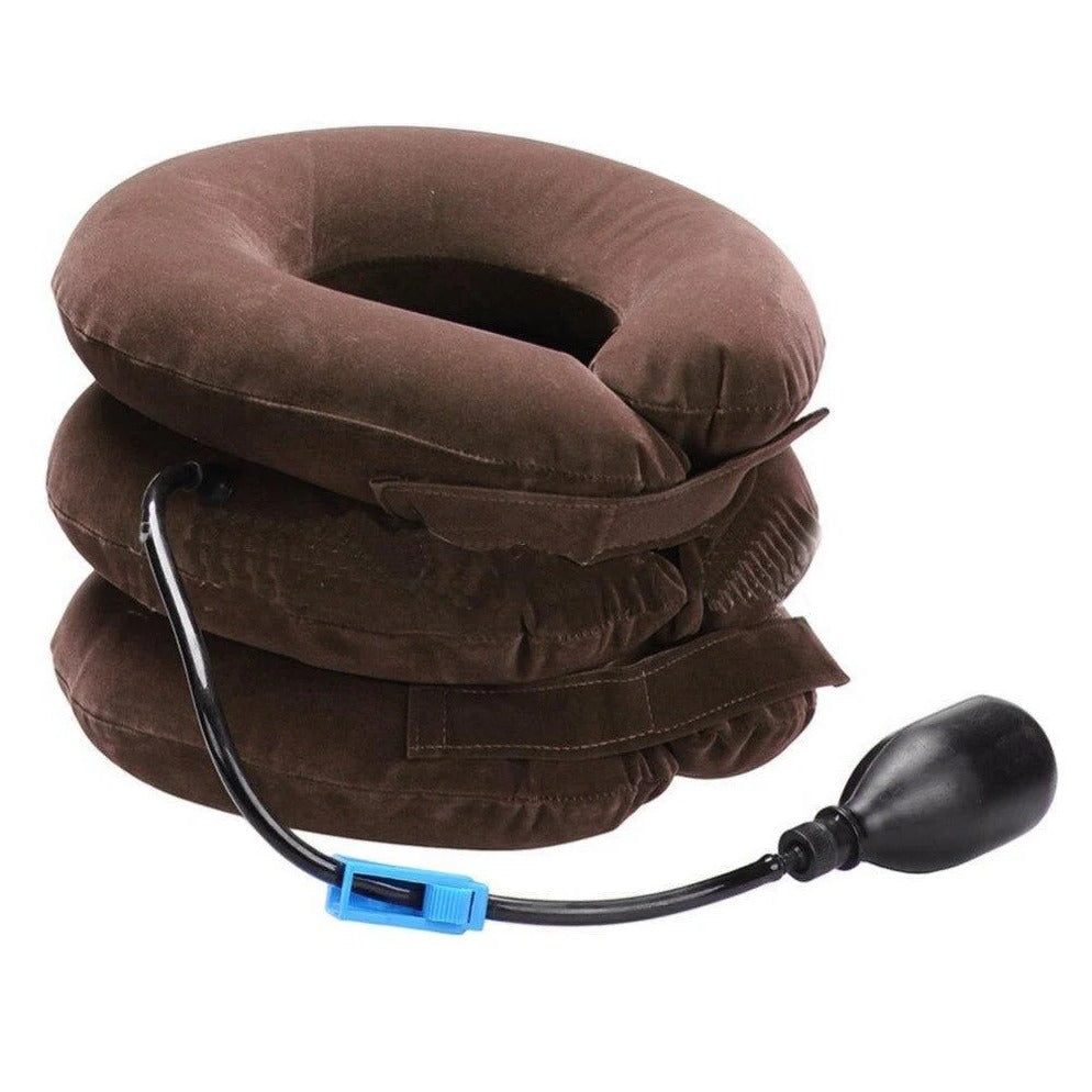 Adjustable Air-Filled Neck Support Pillow