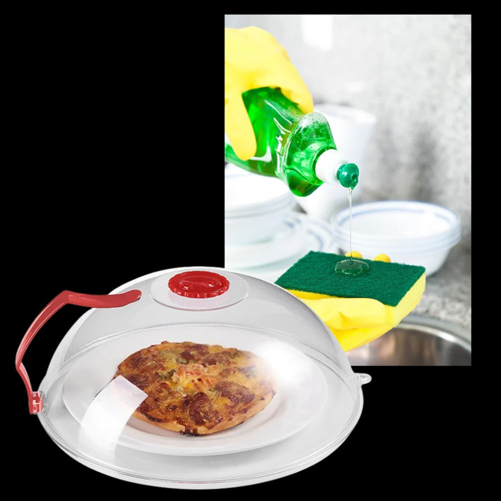 SplashGuard Microwave Shield for Clean Cooking