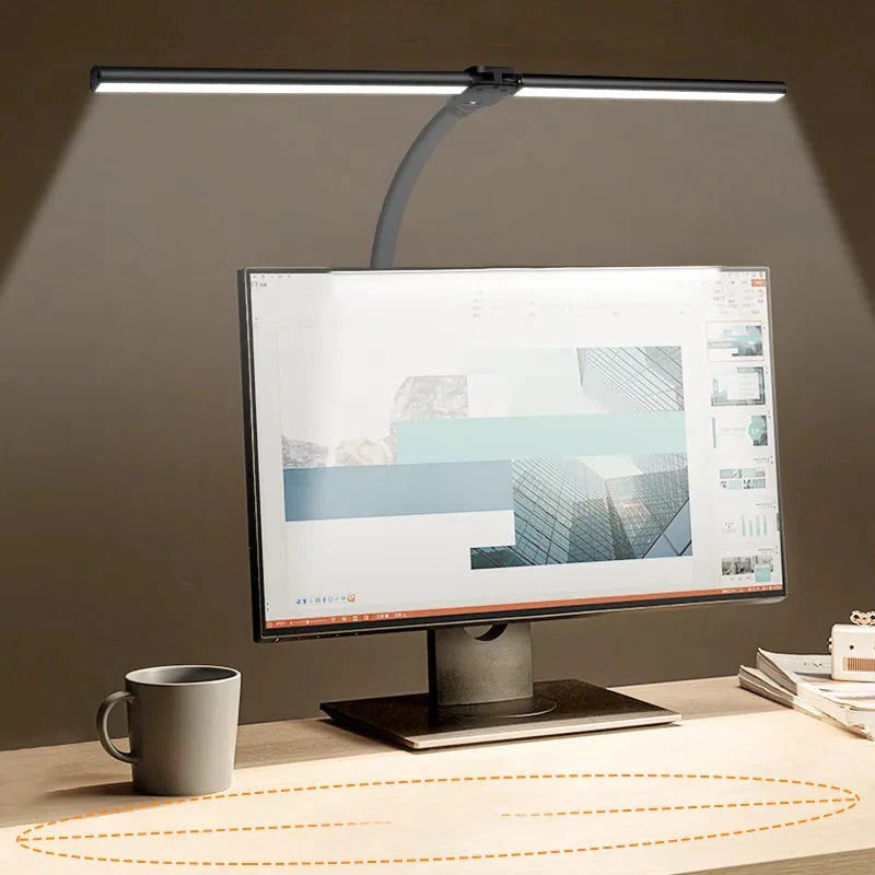 VersaGlow Dual-Head LED Workspace Lamp