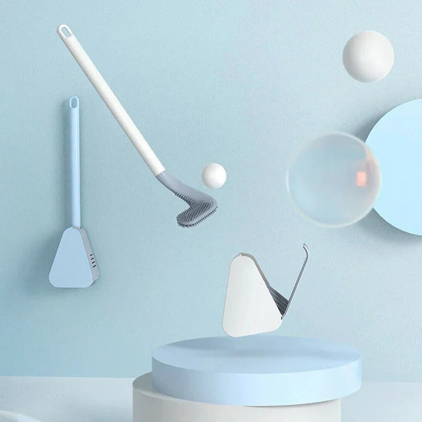 Automatic Rinse Toilet Cleaning Brush