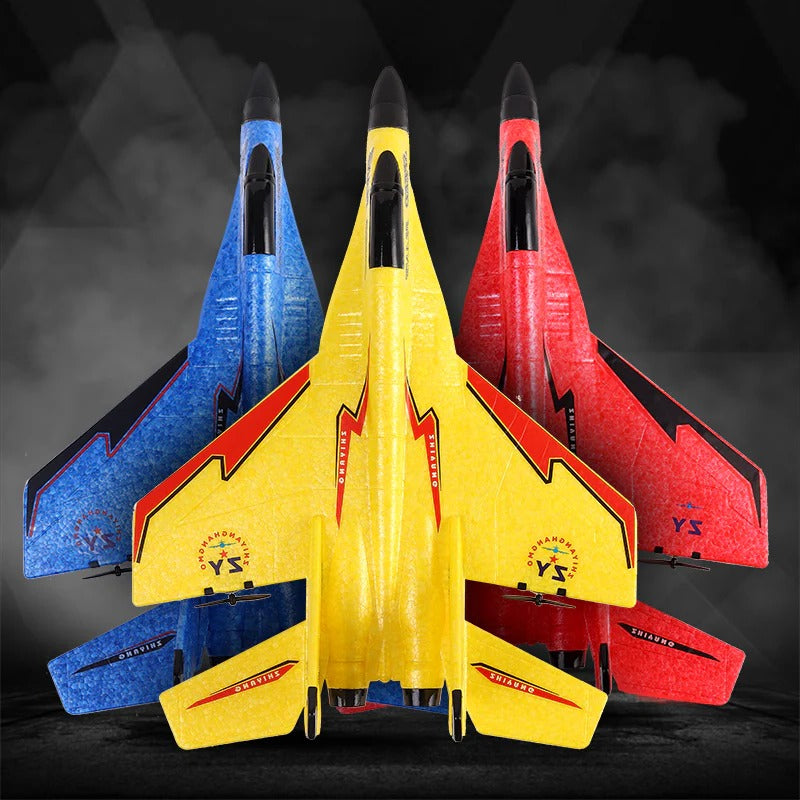 Robust Remote-Controlled Aircraft for Exciting Flight Adventures