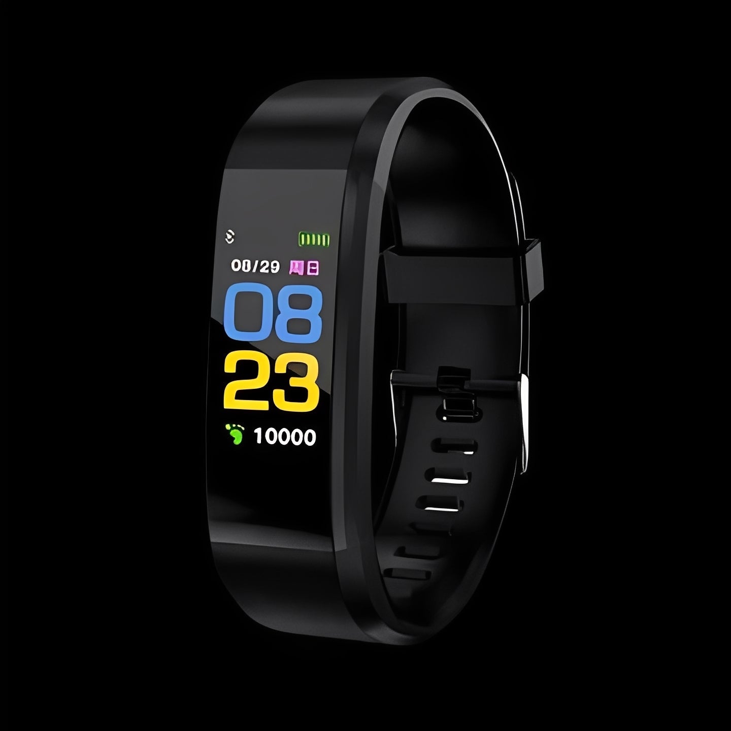 ElderFit Watch – 0.96" Smart Fitness Tracker for Active Seniors