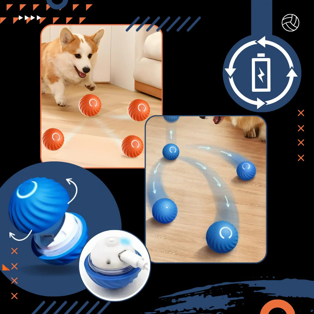 Self-Navigating Play Ball for Dogs
