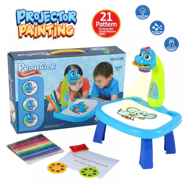 Illuminated Art Projector for Kids' Creative Adventures
