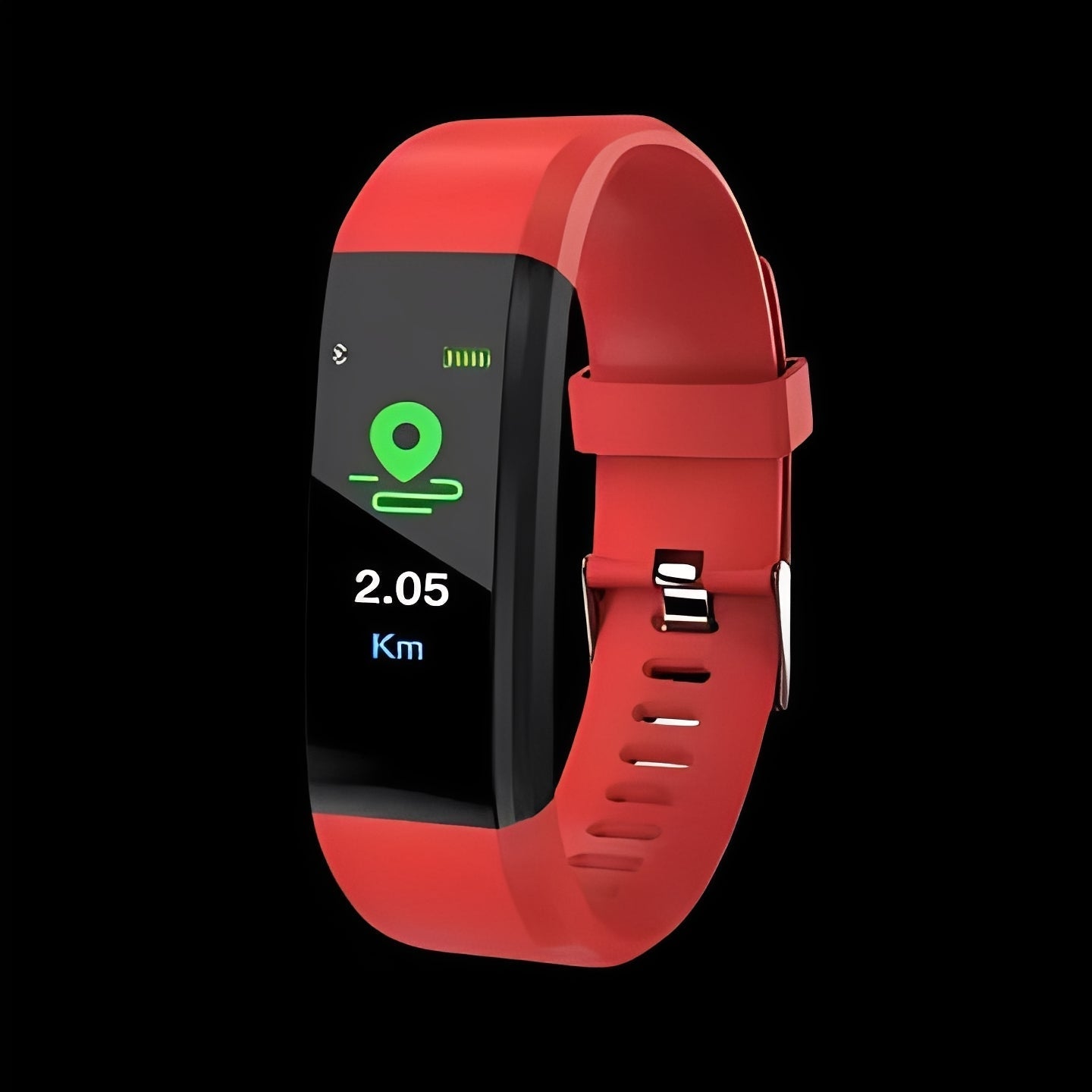 ElderFit Watch – 0.96" Smart Fitness Tracker for Active Seniors