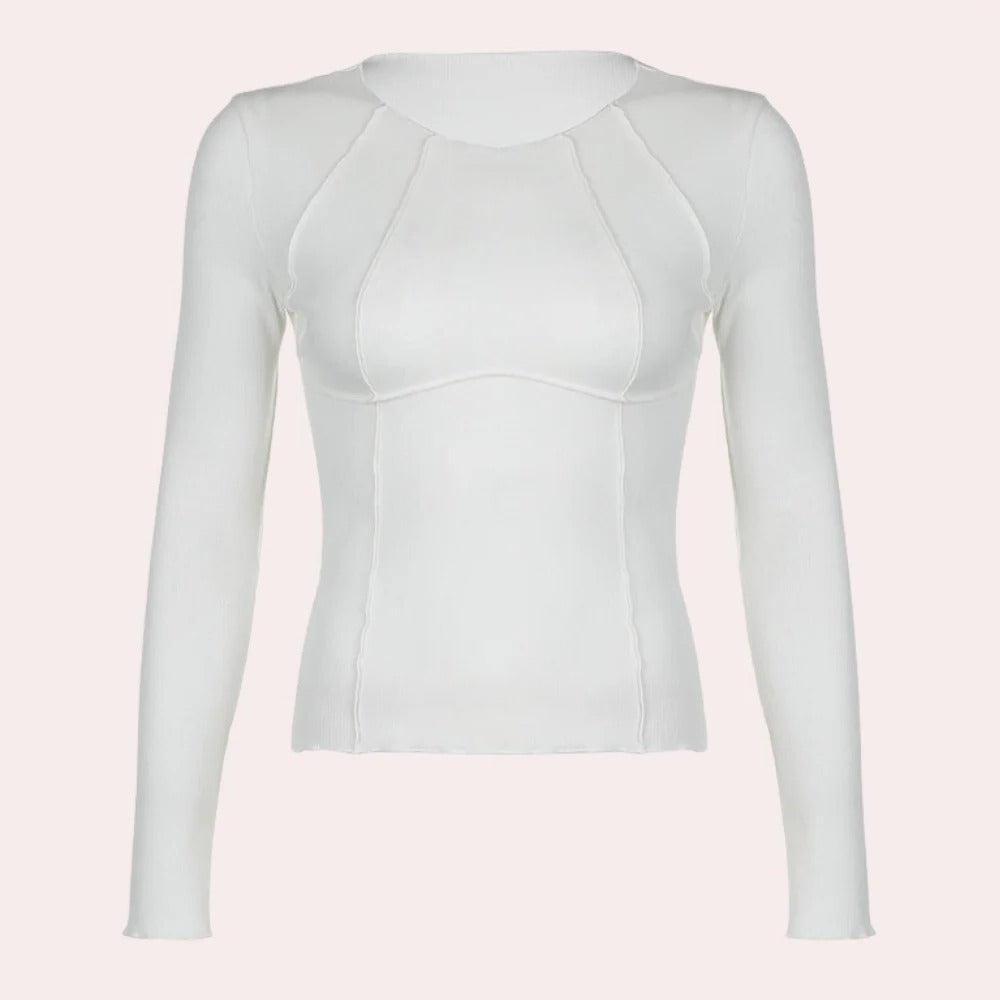 Chic Long Sleeve Top for Women - Effortless Style