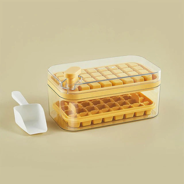 Effortless Ice Cube Maker with Quick Release Functionality