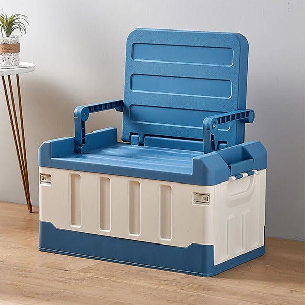 Versatile Collapsible Storage Box for Indoor and Outdoor Use
