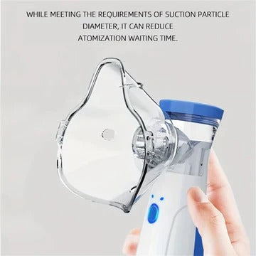 BreatheEasy Portable Mesh Inhaler – Rechargeable Device for All Ages