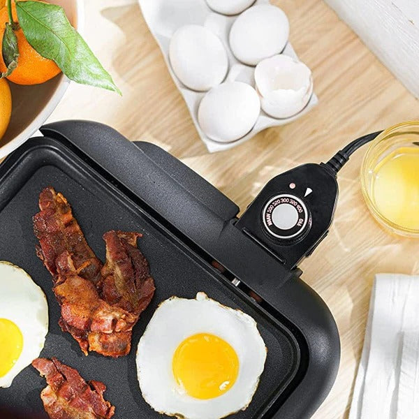Spacious 24-Inch Electric Pancake Griddle for Home & Outdoors