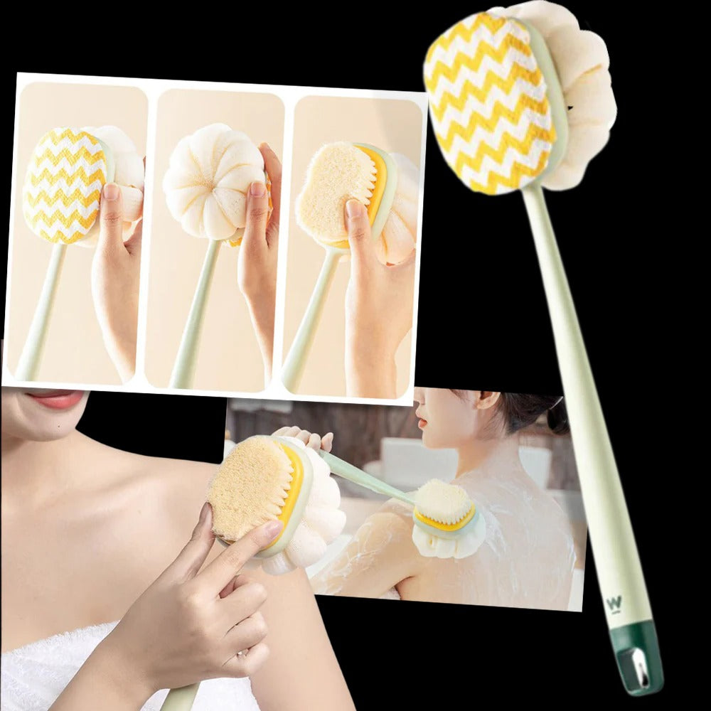 All-in-One Long-Handle Body Cleansing Brush