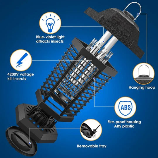 Insect Defense Pro – 13W UV Light Bug Zapper for Indoor Spaces