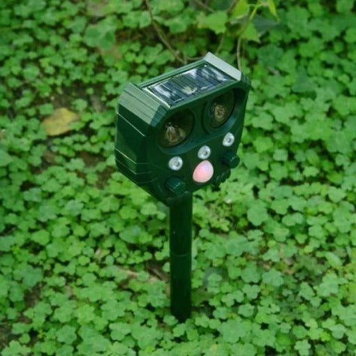 Eco-Friendly Solar Snake Guard with Ultrasonic Protection