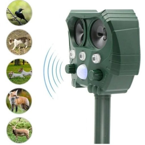 Eco-Friendly Solar Snake Guard with Ultrasonic Protection