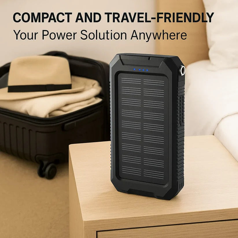 Ultimate 500000mAh Waterproof Solar Power Bank with Dual USB