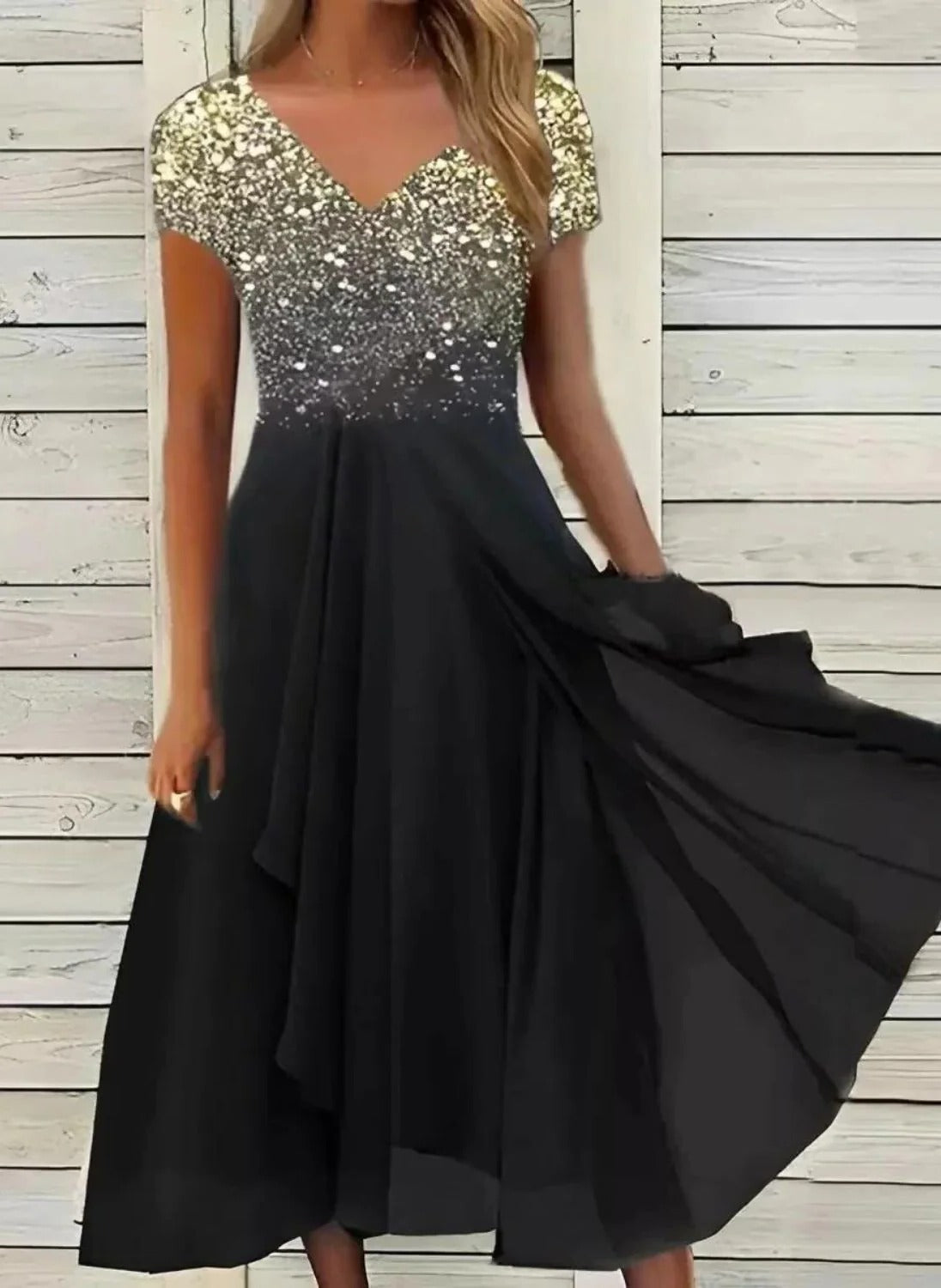 Elegant Chiffon Evening Gown for Women
