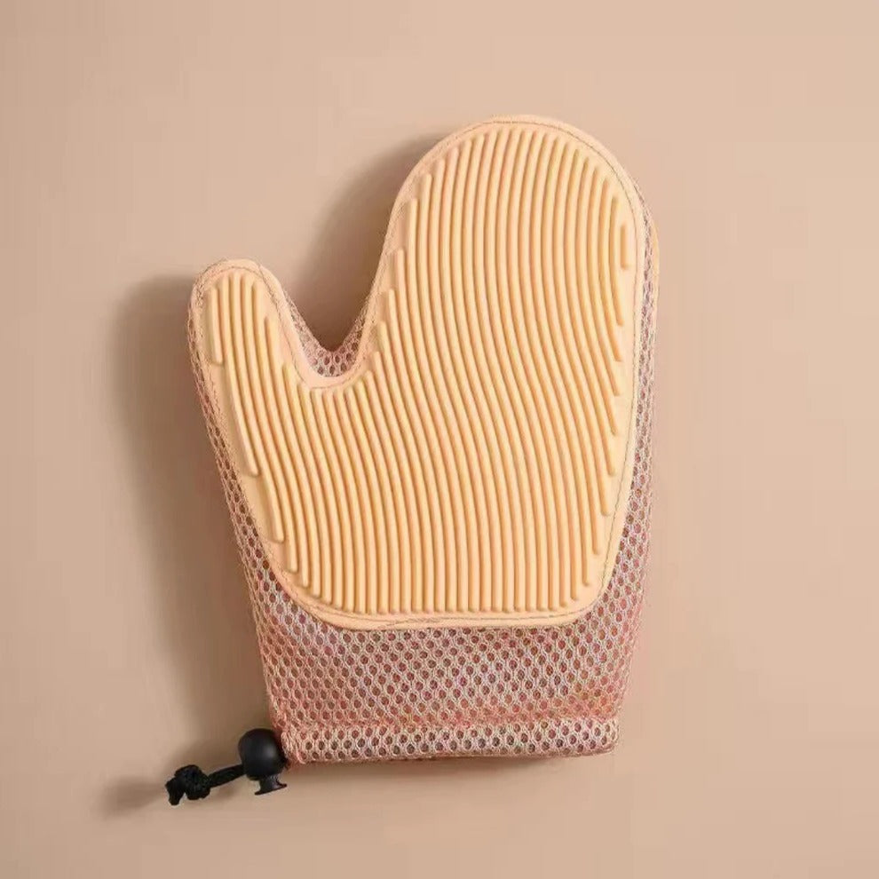 Dual-Action Cat Care Glove for Grooming and Massage