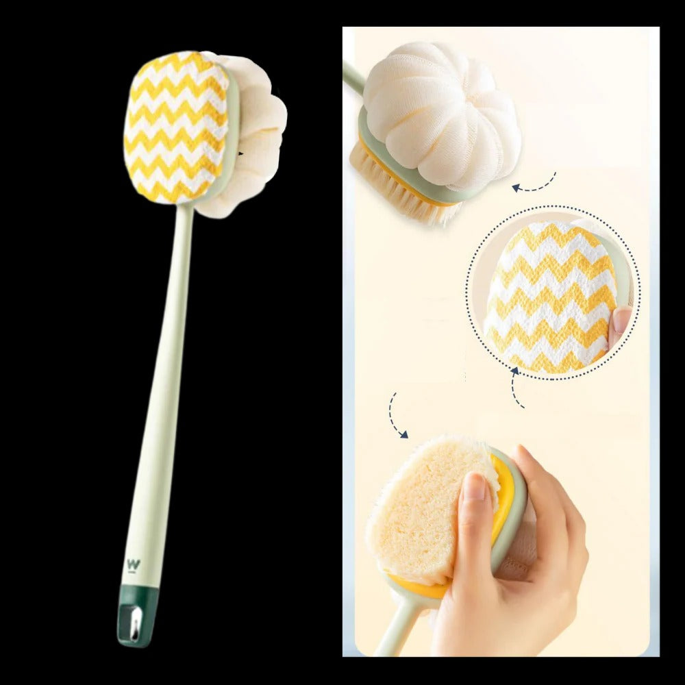 All-in-One Long-Handle Body Cleansing Brush