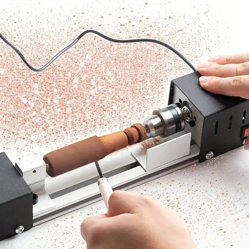 Compact Precision Woodworking Lathe