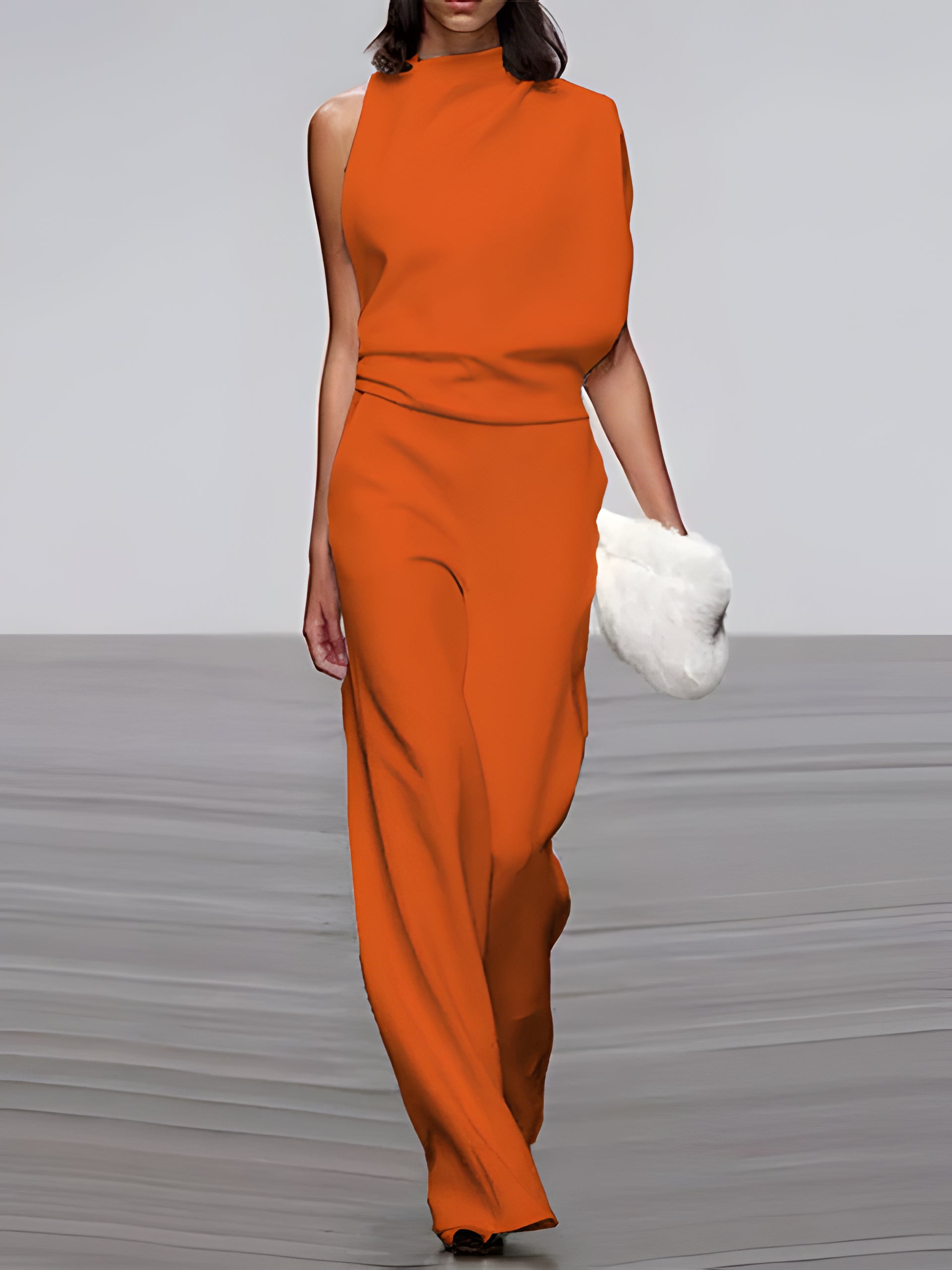 Chic Sleeveless Flared Jumpsuit for Effortless Elegance