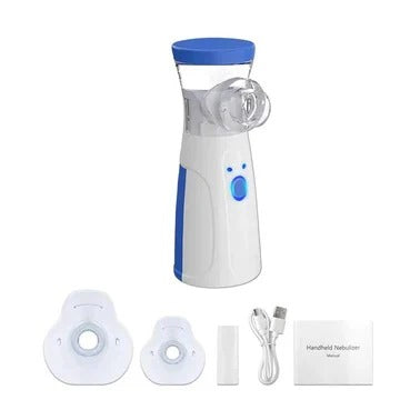 BreatheEasy Portable Mesh Inhaler – Rechargeable Device for All Ages