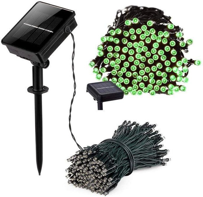 55-Foot String of 100 Solar Fairy Lights for Outdoor Charm