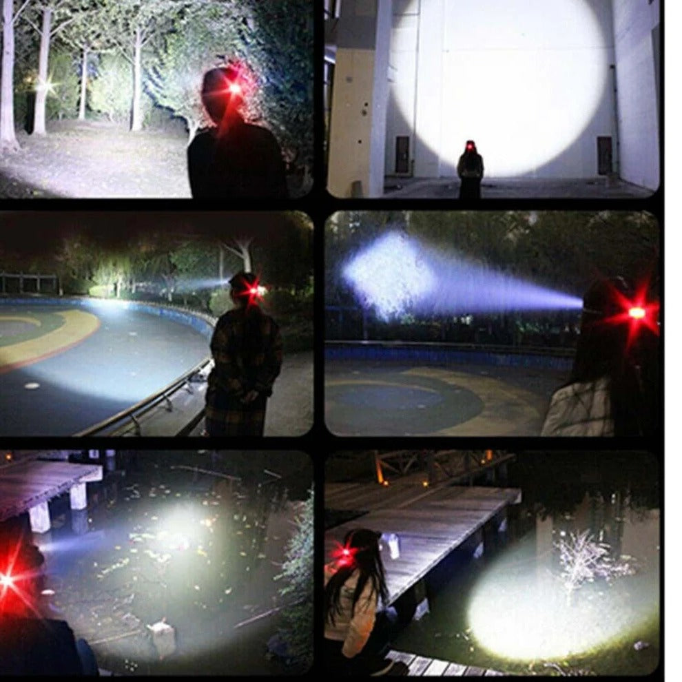 UltraBright Rechargeable LED Headlamp with Zoom Feature