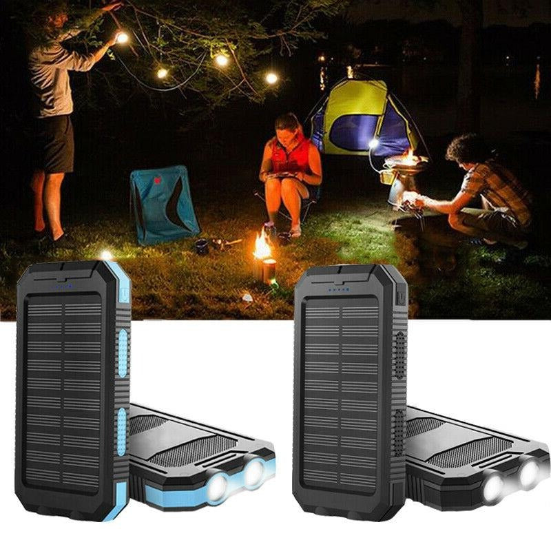Ultimate 500000mAh Waterproof Solar Power Bank with Dual USB