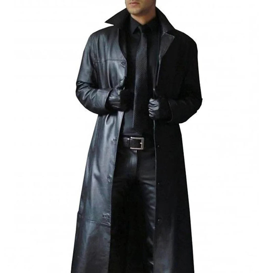 Elegant Men's Genuine Leather Jacket