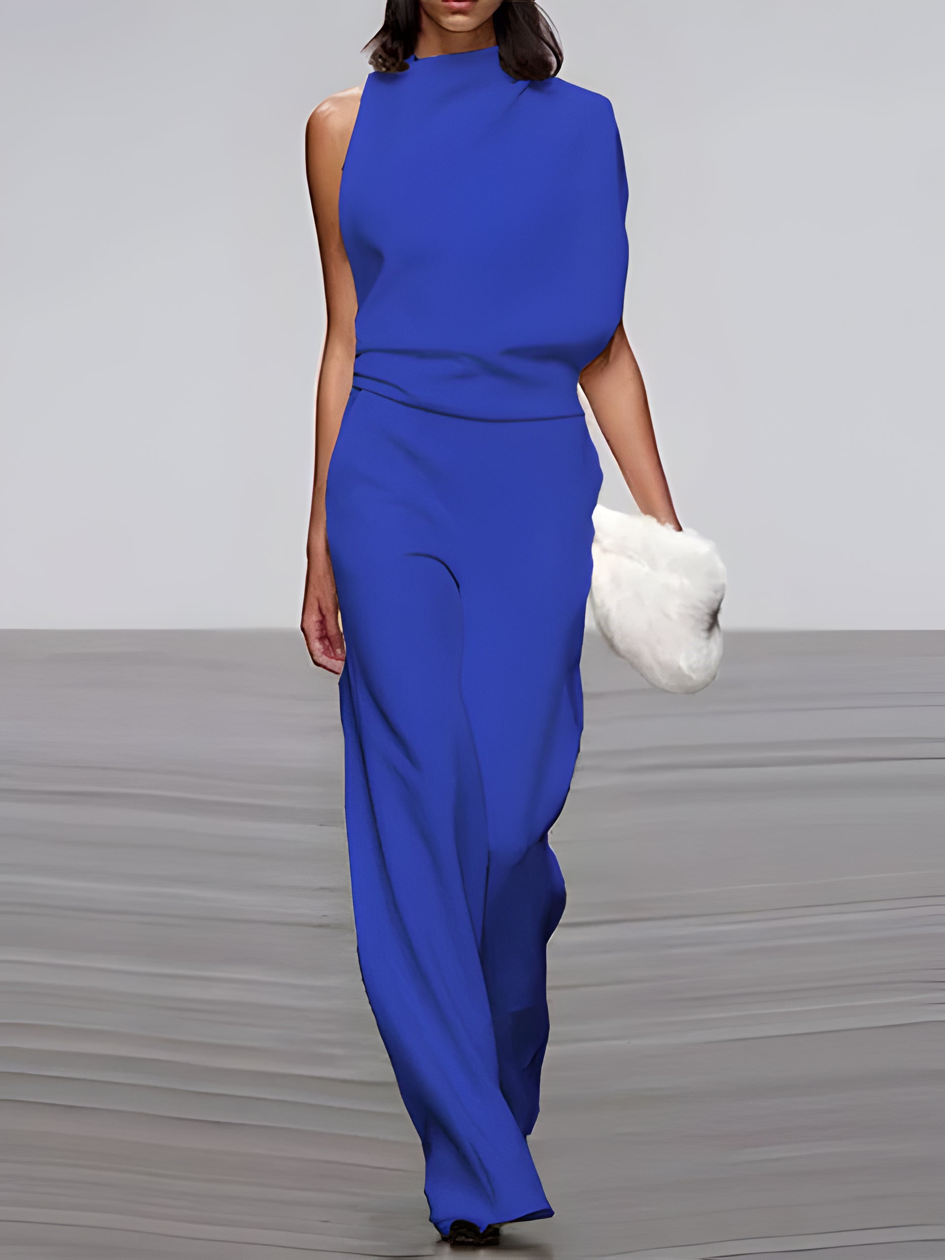 Chic Sleeveless Flared Jumpsuit for Effortless Elegance