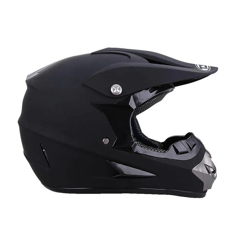 All-Weather Snowmobile Safety Helmet with Protective Goggles