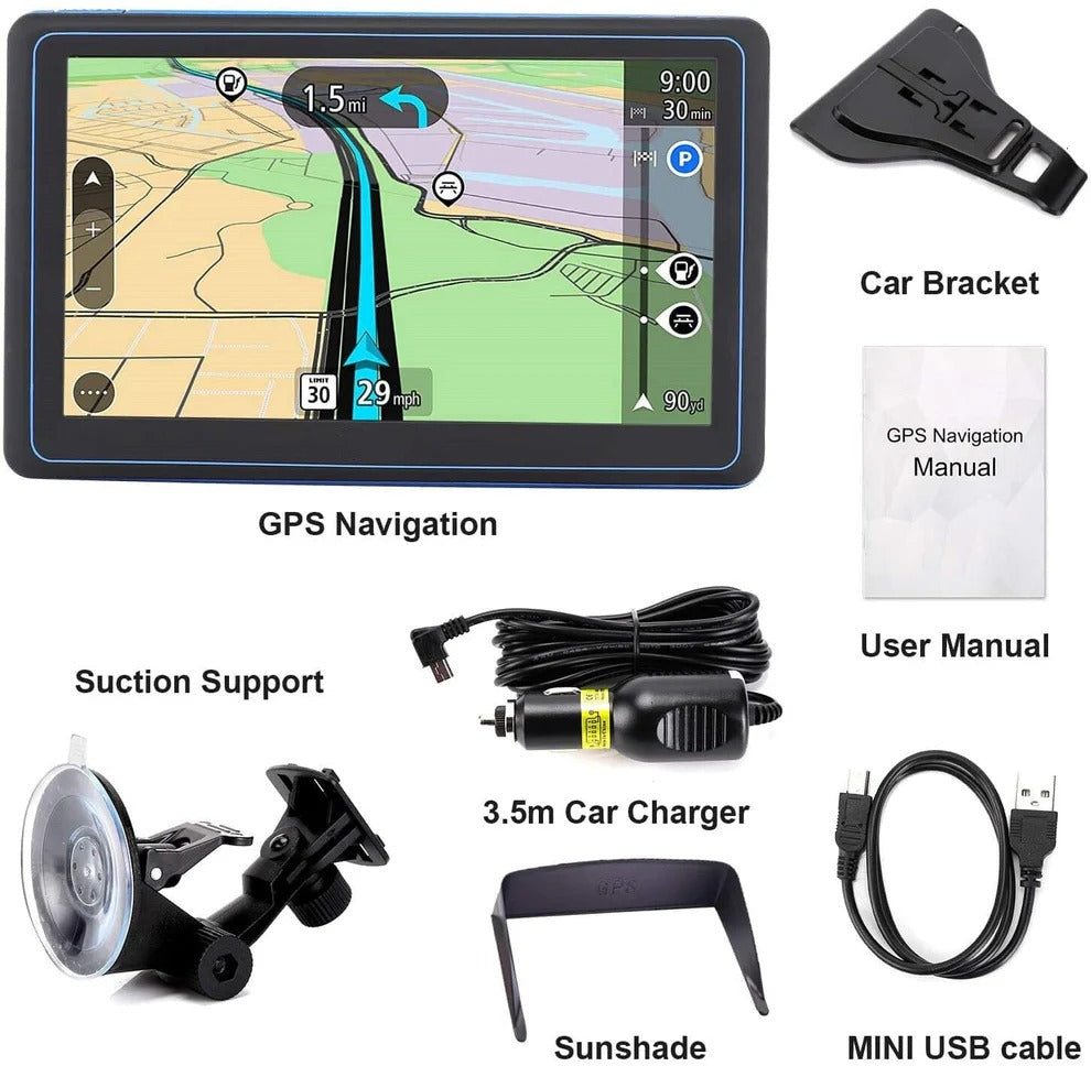 7-Inch Vehicle GPS Navigator with US Maps