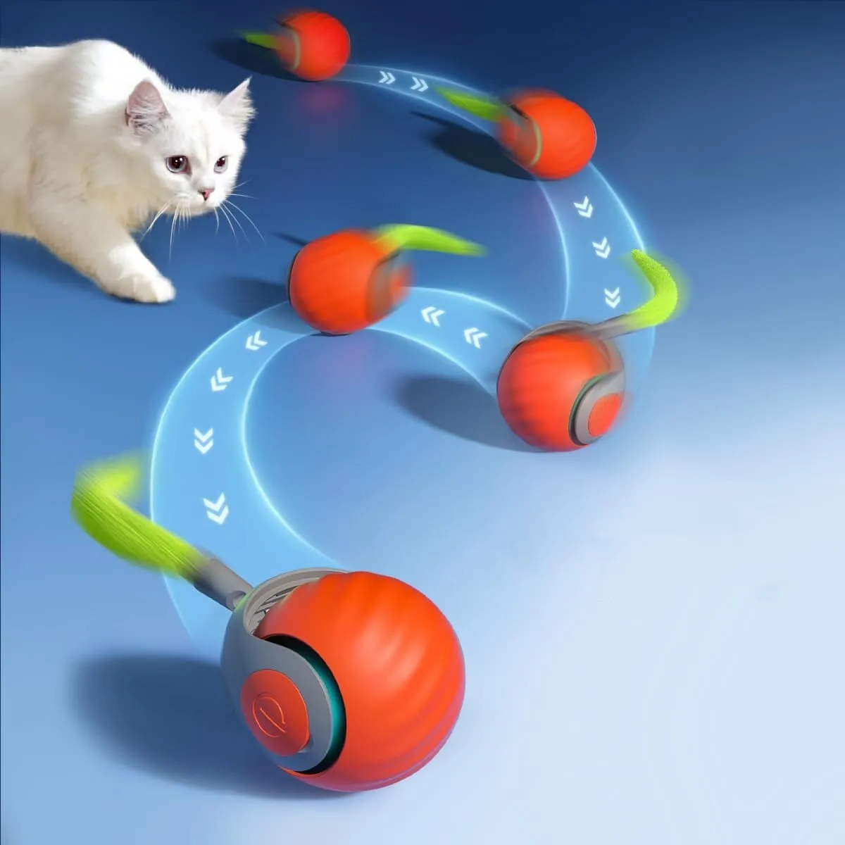 Rechargeable Interactive Cat Play Ball for Endless Fun