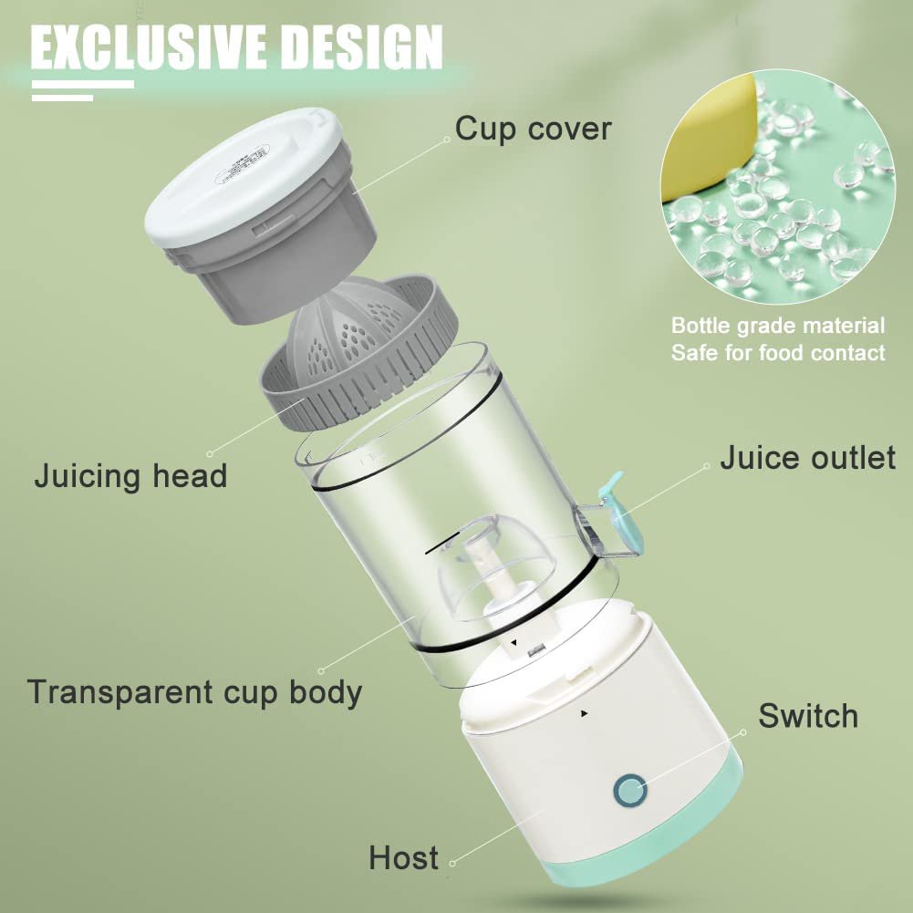Compact USB Rechargeable Juice Maker for On-the-Go Freshness